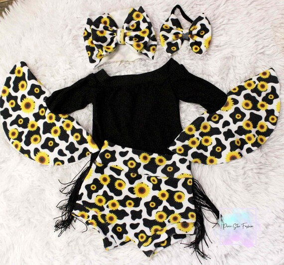 Sunflower Cow Bell Set Sunflower Cow Bell Set