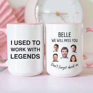 Coworker Retirement Mug, Going Away Gift For Coworker, I Used To Work With Legends, Mug For Retirement, Retired Coworker Gift, Teammate Gift