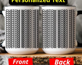 Custom Hidden Message Mug with Personalized Text Hidden Message Funny Gift Mug for Her Coworker Mug with Words Funny Sarcastic Boss Cup Idea