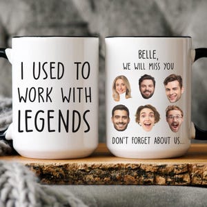 Retired Coworker Gift, Coworker Retirement Mug, Going Away Gift For Coworker, I Used To Work With Legends, Mug For Retirement, Coworker Gift