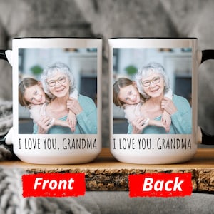 Personalized Photo Coffee Mug Birthday Gift, Custom Mug Gift for Mom, Anniversary Gift for Her/Him, Christmas Day Gifts, Mug with Picture
