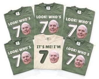 Camiseta personalizada para el 70 cumpleaños con foto: Camiseta personalizada para fiestas, Camiseta con foto de cumpleaños número 70, Conjunto grupal con nombre a juego, Los mejores recuerdos de cumpleaños