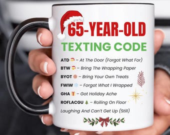 Funny 65th Birthday Mug Gift, Gift for 65 Year Old, 65th Birthday Gift Christmas, 65th Birthday Coffee Mug for Grandparents, Grandpa Grandma