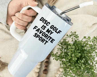 Disc Golf Stainless Steel Tumbler: 20oz/40oz Outdoor Sport Hydration