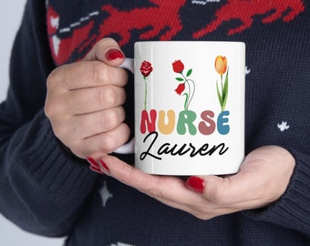 Custom Nurse Mug Personalized Nurse Coffee Mug Custom RN Gifts Nurse Gifts  Nurse Gift For New Nurse Grad Gift Birthday Gifts For Nurses Mug