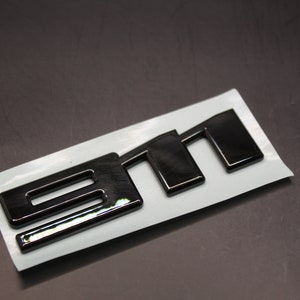 New Style Gloss Black 911 Number Badge For Porsche