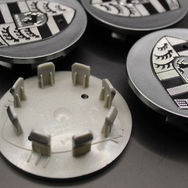 Silver Porsche Center Caps Etsy