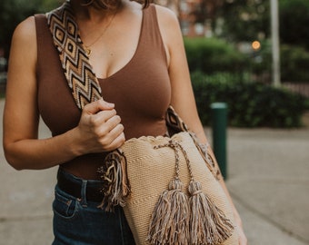 Sandy Tan Boho Shoulder Bag