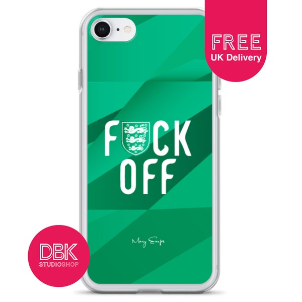 Funda para iPhone Mary Earps, funda transparente para iPhone®, F*CK OFF