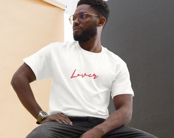 Men's classic Valentine's "Lover" tee, comfy