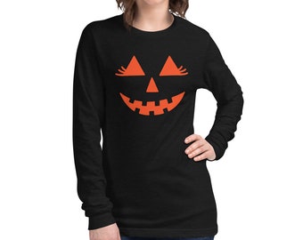 Peter Peter Pumpkin Eater Couple Long Sleeve T-shirt for her "Pumpkin" FREE SHIPPING