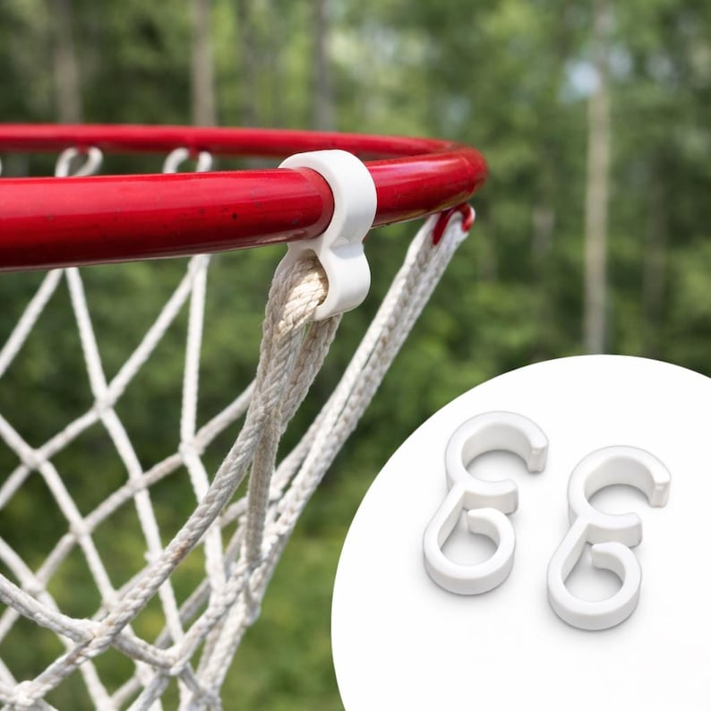 Basketball Rim/net Clips (12) - Etsy