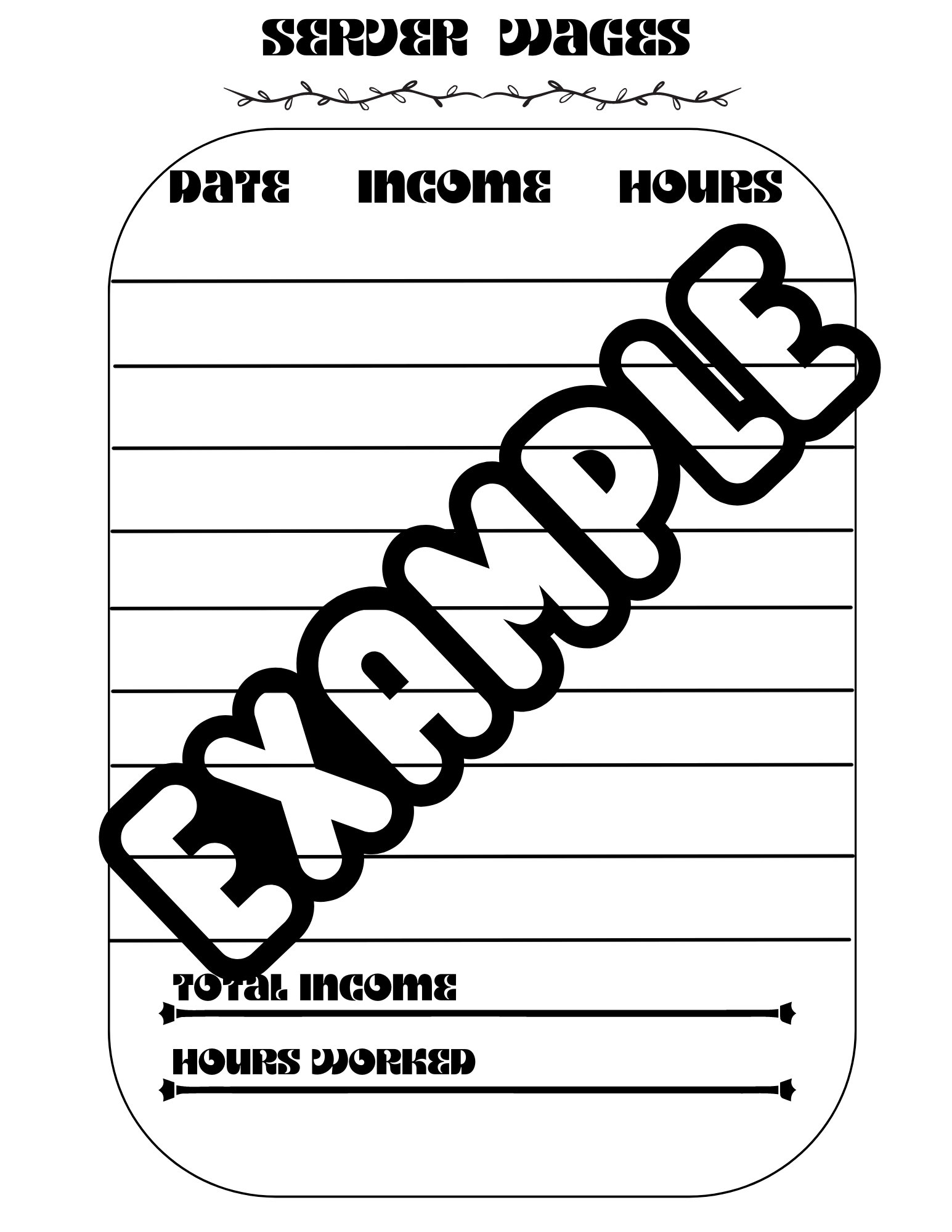 Printable Server Wage Income Tracker Template Instant Download Digital printable-server-wage-income-tracker-template-instant-download-digital