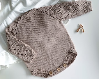 PDF Knitting pattern –  Baby bodysuit