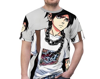 T-shirt anime unique avec un design élégant pour garçon - Un must-have pour les fans !