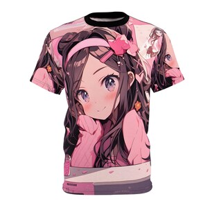 Anime Girl AOP T-Shirt - Perfect Anime Lover Gift for Men and Women