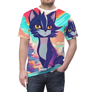 Anime Cat Lover T-Shirt - Unique Design