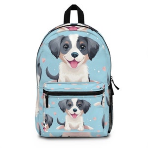 Fun Dog Print Backpack - Ideal Back to School Gift for Puppy Fans!