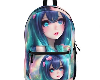 Mochila de anime: mochila de ropa urbana japonesa, mochila escolar de anime, regalo otaku, mochila kawaii, mochila para fans del anime