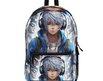 Mochila de anime: mochila escolar genial de anime, mochila de manga, regalo otaku, mochila de ropa urbana japonesa, mochila para fanáticos del anime