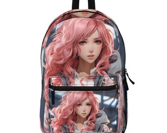 Kawaii Anime Girl Backpack - Stylish and Spacious Bag for Anime Lovers