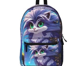Kawaii Anime Cat Backpack - Cute School Bag