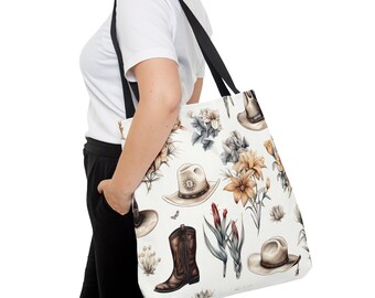 Bolso de mano estilo vaquera occidental / Bolso de mano floral campestre / Bonito bolso estilo vaquera / Regalo de rodeo / Regalo de vaquera para mujer