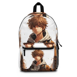 Sac à dos anime pour garçons - Cartable tendance avec des motifs amusants - Un choix parfait pour la rentrée !