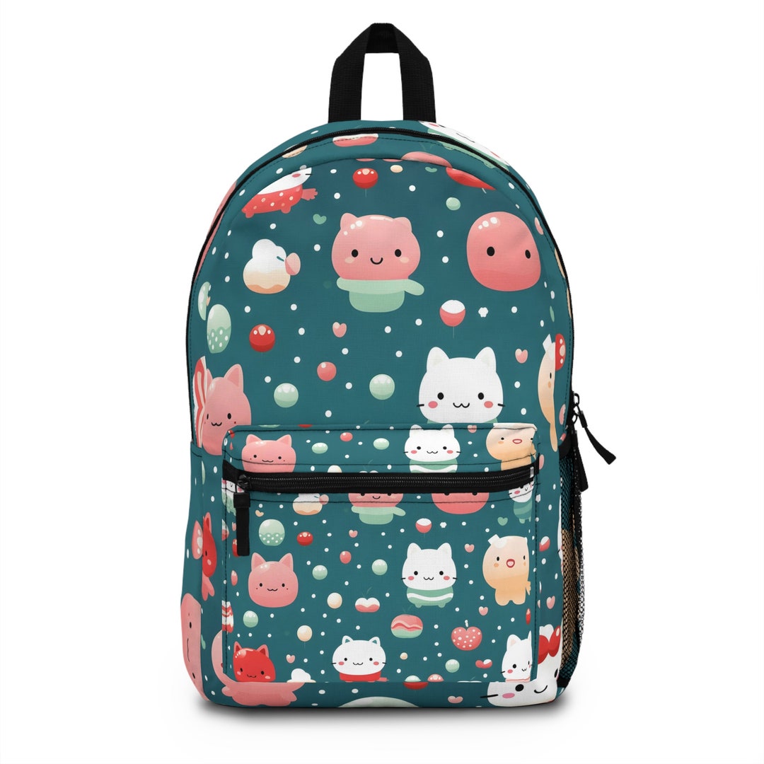 Kawaii Backpack for School Kawaii School Bag Kawaii Blue Etsy