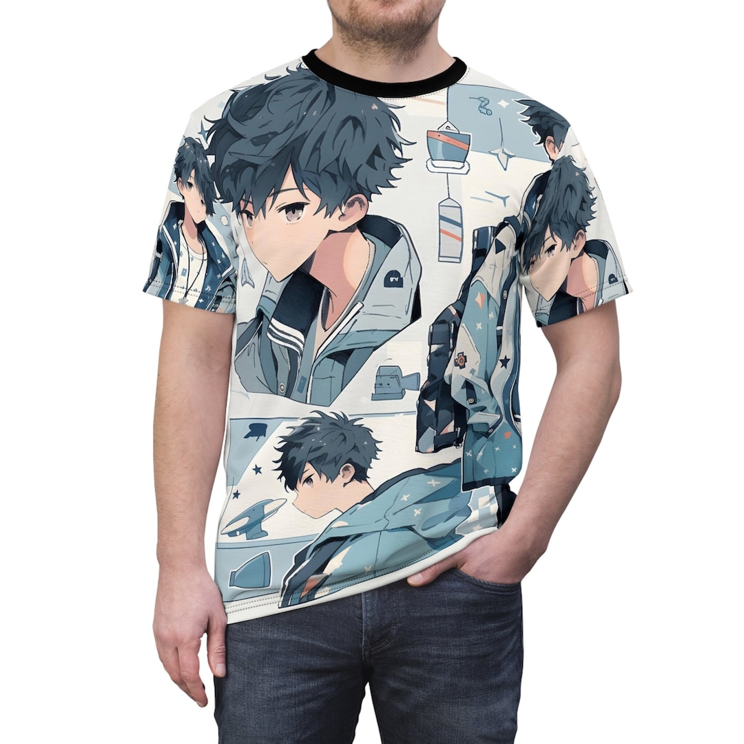 Anime T Shirts - Character Print Men's