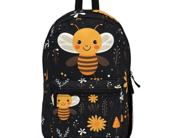 Ava Cute Bee Backpack Amazon.com | PAKKITOP Bee Backpack for Girls Boys, 16 main image 3