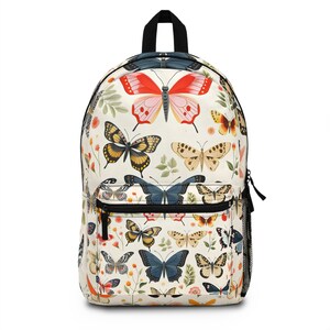 Boho Butterfly Backpack - Colorful Bohemian Bag for Nature Lovers