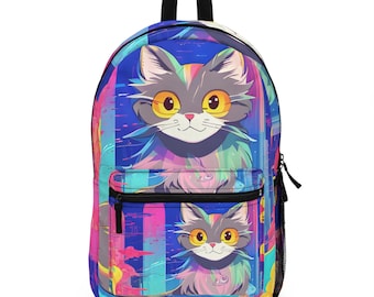 Kawaii Aesthetic Anime Cat Backpack