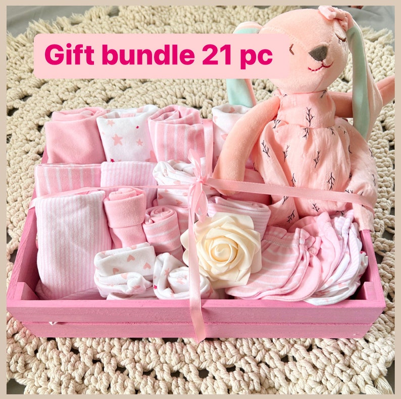 Newborn Baby Gift Box , Nursery Gift Set, Baby Shower Gift Basket, Baby ...