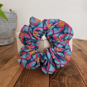 Wax print scrunchie
