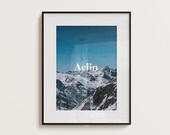 Plakat inspirowany filmem Tron ze Szkła - Aelin - Pobieranie cyfrowe