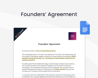 Founder's Agreement Template