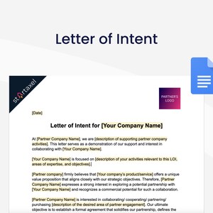 Modelo de carta de intenções