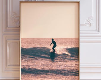 Surf Poster, Beachy Room Decor, Vintage Surf Poster, Polaroid Print, Surfboard Wall Art , Surfboard Art, Surf Posters, Beachy Prints