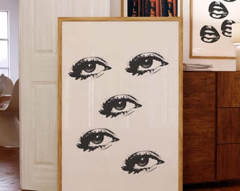 Photo Collage Poster, Newspaper Print, Vogue Prints, Cool Girl Wall, Art Bauhaus, Abstract Woman Face, Aesthetic Posters, Retro Wall Art