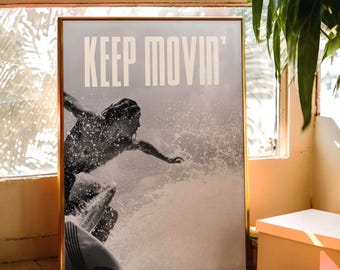 Beach House Poster, Surf Poster, Beachy Room Decor, Surfboard Wall Art, Beachy Wall Art, Surfboard Art, Surf Wall Art, Surf Posters