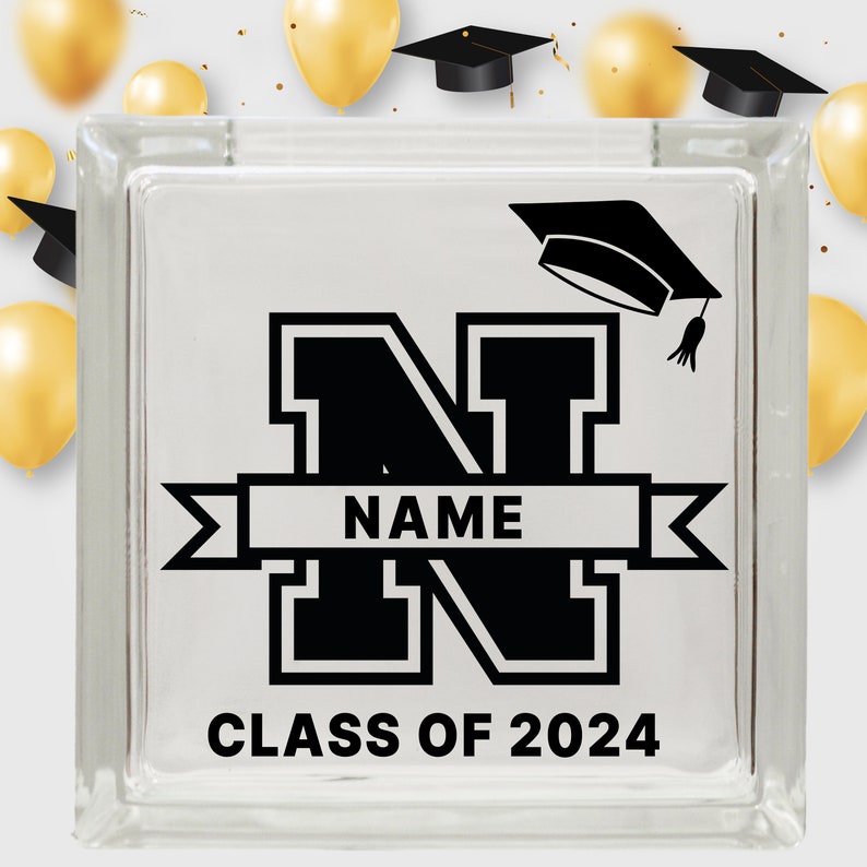 Personalized Glass Blocks for the Graduate, Homemade Gifts for Her and ...