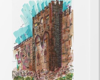 Framed Golden Gate Jerusalem Print – Holy Land Wall Art