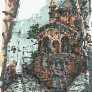Jerusalem Old City Painting original