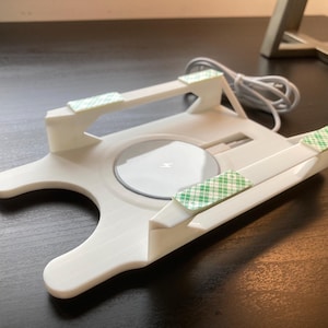 Hidden Under Desk Wireless Charger & Phone Holder for Clutter-Free Office or Study Desk - FocusDock