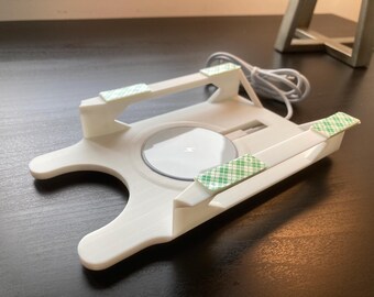 Hidden Under Desk Wireless Charger & Phone Holder for Clutter-Free Office or Study Desk - FocusDock