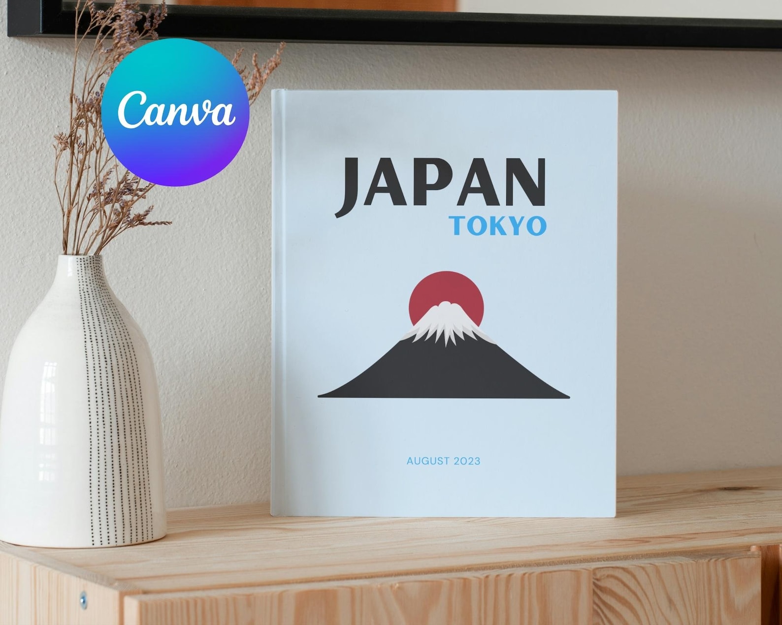 Japan Travel Print Photo Book Template | Customizable Coffee Book Table, Travel Journal ...
