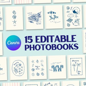Modello per fotolibro di viaggio in Italia: 50 layout di pagina (Canva Ebook) (download digitale)