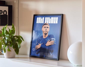 Cole Palmer Chelsea Football Art Print: Soccer Fan Gift (Digital Download- No physical product)