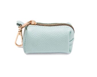 Handmade Italian Leather Waste Bag Holder - Miami Collection